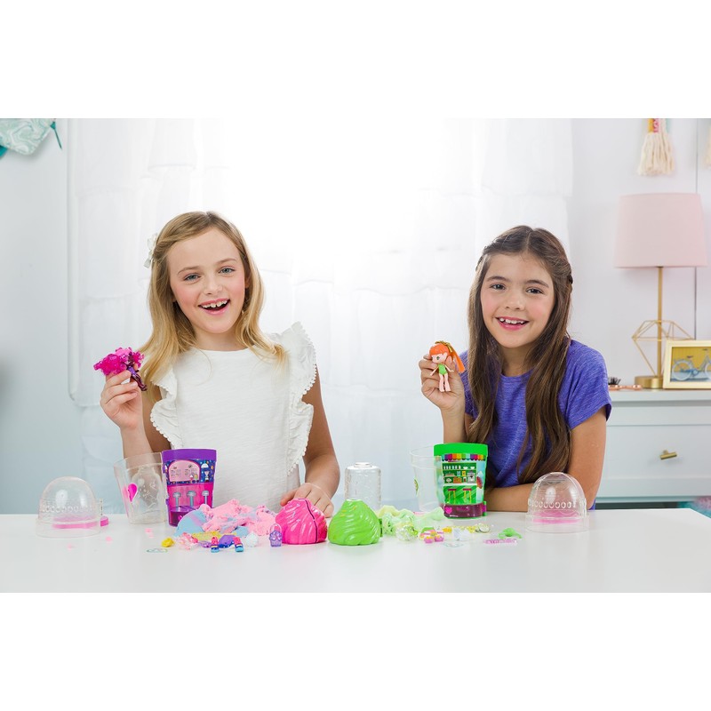 Sugar Surprise Collectible Dolls, 10 Surprise Pieces, Reusable Fluff &