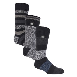 HEAT HOLDERS - 3 Pair Pack Multipack Mens Insulated Thermal Socks for Winter 6-11