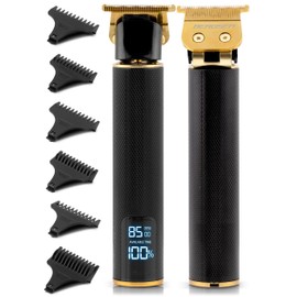 Berdsen Men's Electric Beard Trimmer 6 Attachments 1 to 9 mm Black