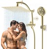 Hibbent All Metal cUPC Certified Shower Head, 10'' High Pressure