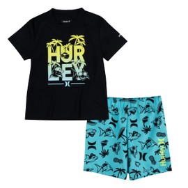 Hurley Boys Hrlb Shark Paradise Set Board Shorts