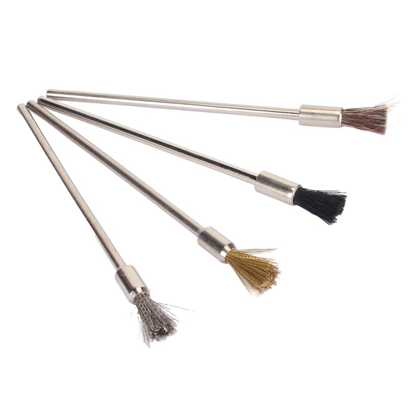 4pcs Watch Cleaning Wire Brush Watch Polishing Multi Functional Rust
