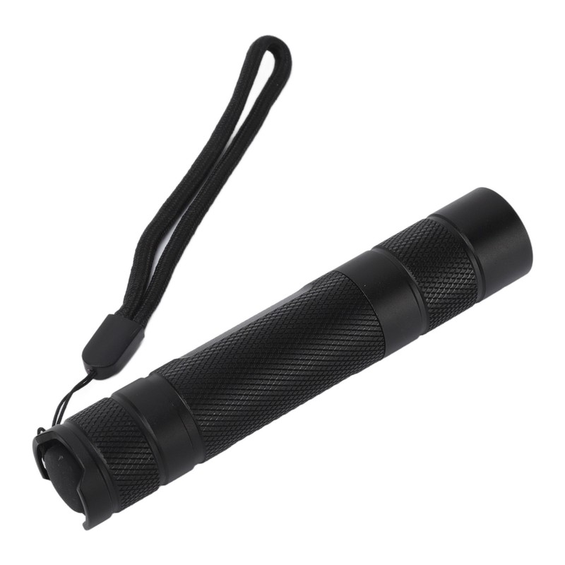 UV Flashlight LED 365nm Aluminium Alloy Battery Powered Widely Used
