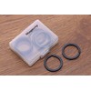 Shapenty 1 Inch/25mm Diameter Metal Flat Split Key Chains Rings