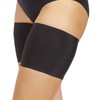 Bandelettes Sexy Anti-Chafing, Elastic Thigh Bands, Prevent Friction - Black
