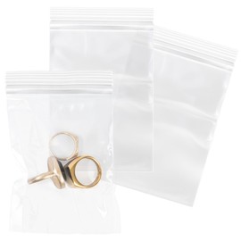 Spartan Industrial - Bolsas de polietileno de plástico con cierre transparente de 3 x 4 pulgadas (200 unidades) de 2 mil, con cierre de cierre resellable