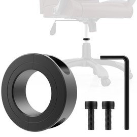 DALQUIS Office Chair Saver Kit, Gas Lift Cylinder Removal Tools, Fix Sinking Office Chairs, 28mm/1.1-Inch, Black&Silver