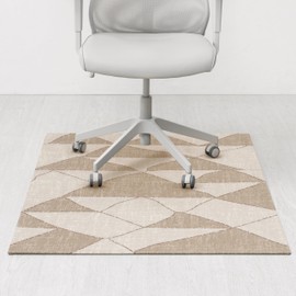 Anji Mountain Rug'd Chairmat - Anti-Slip Design Office Desk Accessories, Jacquard Woven Top, Versatile Office Chair Mat for Low Pile Carpets & Hard Surfaces, Chair Mat Essentials- Dormis (36 x 48)