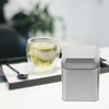 HOLIDYOYO 4pcs Square Tea Tins Canister Tea Storage Containers with