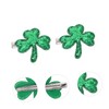 BESPORTBLE 6PCS Shamrock Sequin Hair Clips for Patrick Day Cute