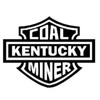 Kentucky Coal Miner Decal 6" White Sticker