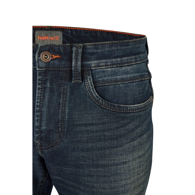 Hattric Harris Men's Jeans 5 Pocket Modern Fit, Turquoise /