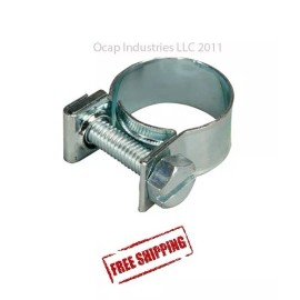 cambridge 40 PC 1/4" FUEL INJECTION HOSE CLAMPS ZINC COATED AUTOMOTIVE 11 ~ 13 mm range