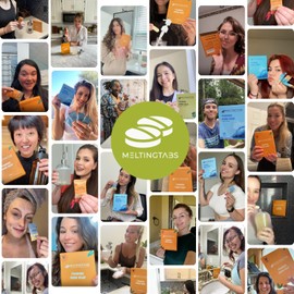 MELTINGTABS Foaming Hand Soap Refill Tablets - Bergamot Scent - Hand Wash Concentrate, Portable 10-Pack Travel Tablets