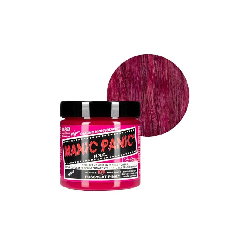 Manic Panic Classic High Voltage Hair Dye (Pussycat Pink)