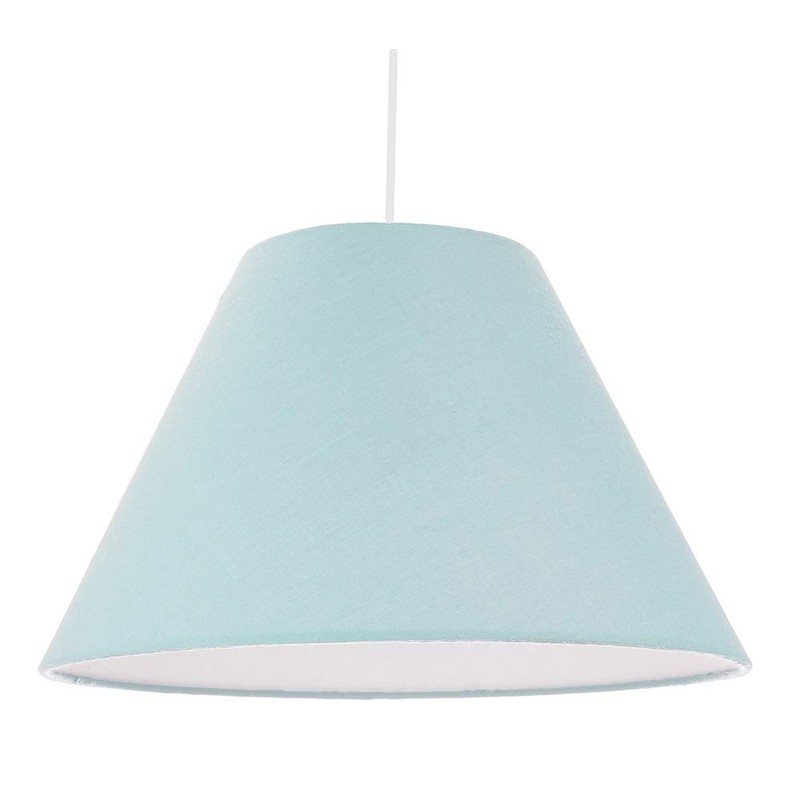 Traditional 12" Duck Egg Cotton Coolie Lampshade Suitable for Table
