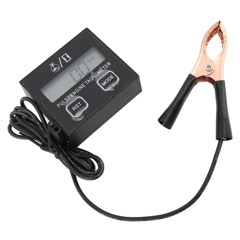 Pulse Engine Tachometer Small Digital LCD Display Speedometer 30000RPM for