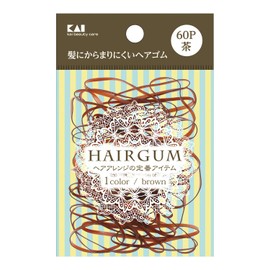 Kai Seal Rubber Ring Brown 60P 60pcs (x1)