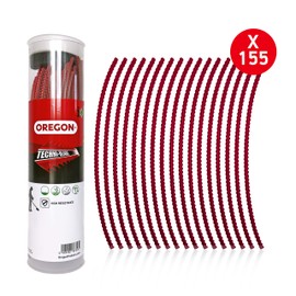Oregon Techni Blade 525244 Precut Serrated Heavy Duty Trimmer line for Brambles and Undergrowth, Red, 7.0 mm x 26 cm