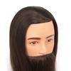 Headfix Mannequin Head Human Hair Cosmetology Manikin Male Mannequin Head