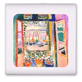 Plug in Dimmable LED Night Light with Dusk to Dawn Auto Sensor, Adjustable Brightness, Warm Light, Auto On/Off Nightlight for Bathroom, Hallway, Nursery, Bedrooms - Matisse: Open Window