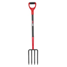 HANTOP 4-Tine Pitchfork Digging Fork Garden Fork Heavy Duty Spading Fork Pitch Fork for Gardening, Hay,Potato,43 inches