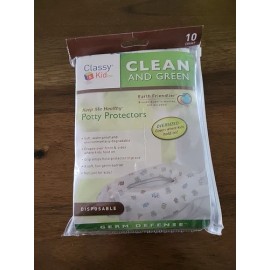 Classy Kid Inc. Clean and Green POTTY PROTECTORS 10 count