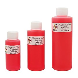 Sweet Candy Fragrance Oil - 0.33 Fl Oz Glass Roll On (10ml)