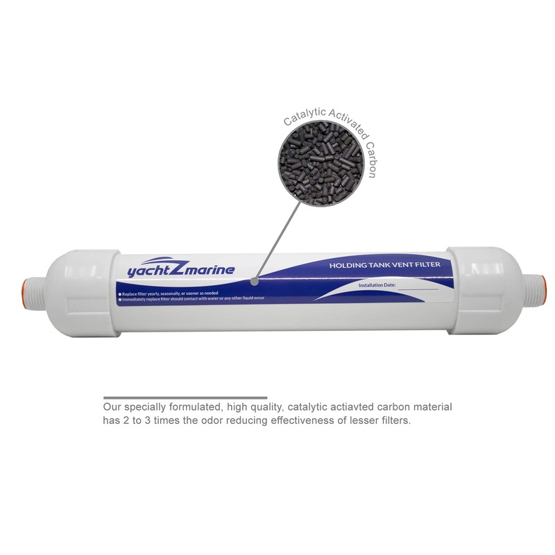 Holding Tank Vent Filter - Fits 5/8" Vent Hose Applications