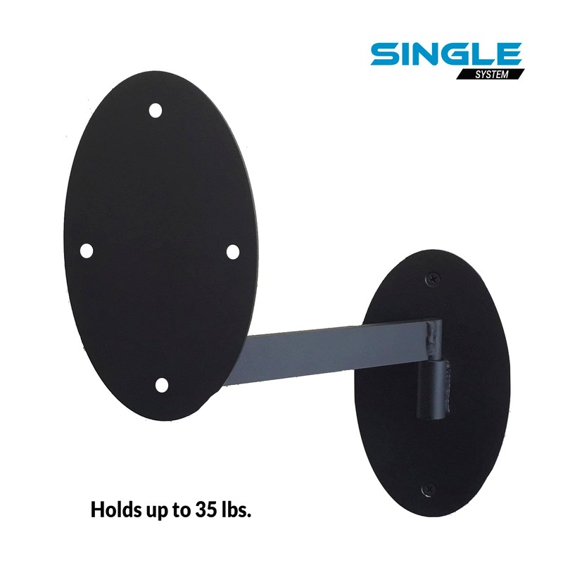 Full Range Hanging Systems - Single System Trophy Wall Mount