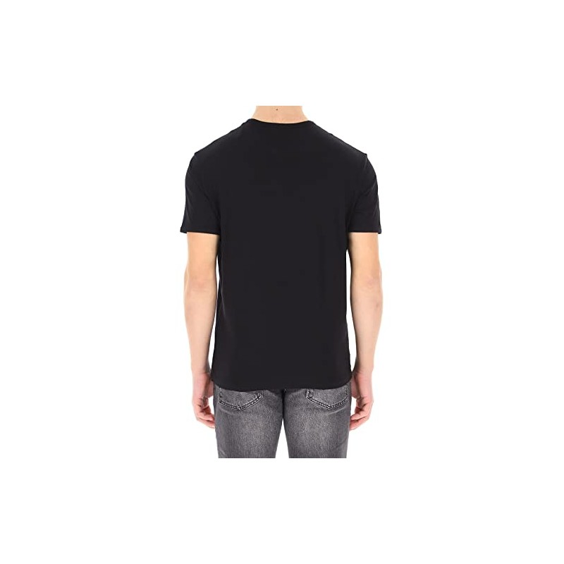 Armani Exchange Men's 8nztcd T-Shirt, (Black 1200), Small