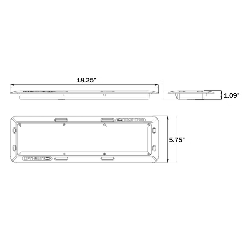 Optronics ILL11CCBP Opti-Brite LED Dome Light