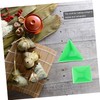 Ciieeo 2pcs Rice Dumpling Molds Rice-Pudding Molds Triangle Zonzi Mold