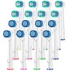 KHBD Replacement Heads Compatible with Oral B Braun Toothbrushes Electric-