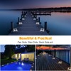 VOLISUN Solar Driveway Lights Dock Deck Light 8-Pack,2 Colors in