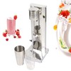 SNKOURIN Milkshake Maker,Single Head Stainless Steel Beverage Blender with 650ML