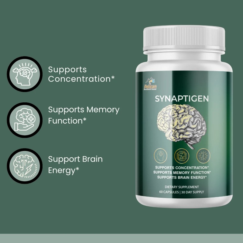 Pelican Vitamins SYNAPTIGEN- Brain Support 60 Capsules