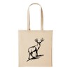 Jute Bag Deer Antlers Hunter Hunting Gift Idea 10 Litre