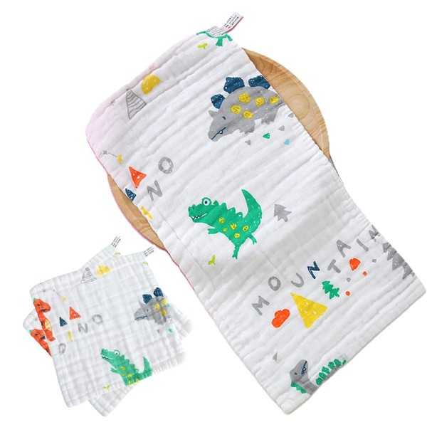 XOUDKE Pack of 3 Baby Burp Cloths for Boys/Girls, Made