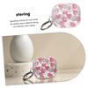 COHEALI Glitter Flower Earphone Case for Stylish Protective Cover for