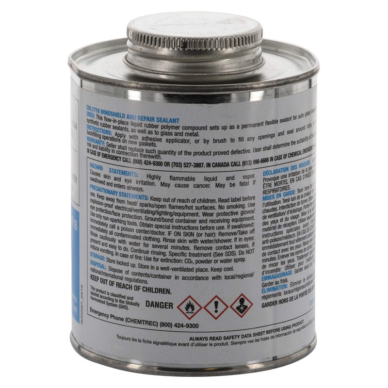 CRL Pint Windshield and Repair Butyl Sealant - Pint Can