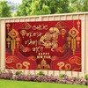 IRCOR TET Decorations 2025 Vietnamese New Year Backdrop with 12