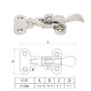 Alomejor 316 grade stainless steel boot hardware lock cabinet hatch