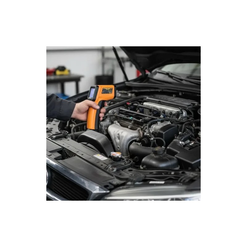 Medidor Temperatura Infrarrojo Para Mecánica Automotriz