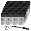 Dabo&Shobo Permanent Markers, 160 Pack Black Permanent Markers Bulk, Fine