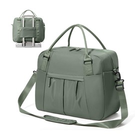 for Easyjet Airlines Underseat Cabin Bag 45X36X20 Weekend Overnight Bags for Women Carry on Bag Holdall Travel Duffel Bag Sport Duffel Bag with Wet Bag Gym Tote Bag Mum Hospital Bag,K3-Green