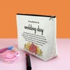 Gfhzdmf Aunt of the Bride Gift Makeup Bag Bride Wedding