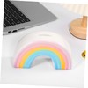 Kisangel Creative Rainbow Design Money Box Cute Ceramic Coin Bank
