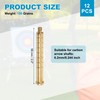 YELARXI Arrow Insert, 150 Grain Archery Brass Screw Insert Arrow