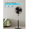 BLACK+DECKER 16 Inches Stand Fan with Pedestal Base, Height Adjustable